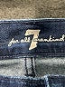 7 For All Mankind Stripes Blue Jeans Size 24 waist - photo 7
