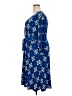 Leota Print Blue Casual Dress Size 2L - photo 5
