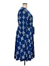Leota Print Blue Casual Dress Size 2L - photo 4