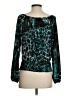Monaco Teal 3/4 Sleeve Blouse Size S - photo 2