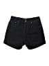 Boohoo 100% Cotton Black Denim Shorts Size 6 - photo 1