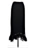MSK 100% Polyester Solid Black Formal Skirt Size 10 - photo 1