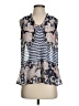 CAbi 100% Polyester Blue Sleeveless Blouse Size XS - photo 1