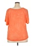Sejour Orange Short Sleeve Blouse Size 3X - photo 2