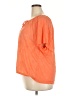 Sejour Orange Short Sleeve Blouse Size 3X - photo 5