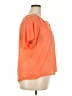 Sejour Orange Short Sleeve Blouse Size 3X - photo 4