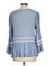 Endless Rose Blue 3/4 Sleeve Blouse Size L - photo 2