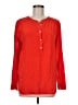 Ann Taylor LOFT 100% Rayon Red Long Sleeve Blouse Size M - photo 1
