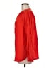 Ann Taylor LOFT 100% Rayon Red Long Sleeve Blouse Size M - photo 5