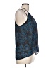 Helmut Lang 100% Polyester Blue Sleeveless Blouse Size L - photo 4