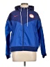 Nike 100% Nylon Blue Track Jacket Size L - photo 1