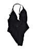 Unbranded Solid Black One Piece Swimsuit Size M (estimated) - photo 2