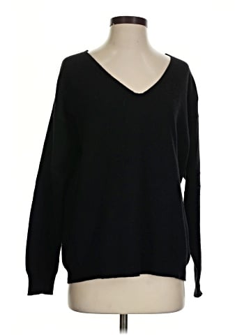 Aqua Cashmere Pullover Sweater (view 1)