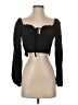 Shein 100% Polyester Black Long Sleeve Top Size S - photo 1