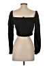 Shein 100% Polyester Black Long Sleeve Top Size S - photo 2