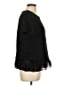 Deletta Black Short Sleeve Top Size L - photo 4