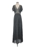 Unbranded 100% Viscose Gray Casual Dress Size XS - photo 1