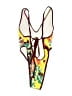 Unbranded Graphic Yellow One Piece Swimsuit Size S - photo 2