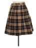 Stephanie Andrews Plaid Brown Wool Skirt Size 6 Petite - photo 2