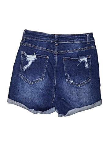 Wax Jean Denim Shorts (view 2)