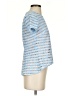 BCBGMAXAZRIA Blue Short Sleeve Top Size XXS - photo 4