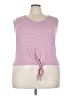 Wilde Pink Sleeveless T-Shirt Size 3X - photo 1