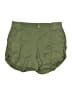 Torrid Solid Green Cargo Shorts Size 1X Plus (1) - photo 1