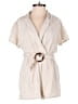 Louna Solid Tan Romper Size XS - photo 1