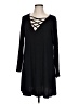 Love, Fire Black Casual Dress Size L - photo 1