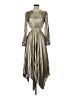 A.L.C. Metallic Silver Cocktail Dress Size 6 - photo 1