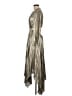 A.L.C. Metallic Silver Cocktail Dress Size 6 - photo 5