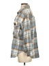 Shein 100% Polyester Plaid Blue 3/4 Sleeve Blouse Size S - photo 5