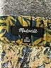 Madewell 100% Linen Print Green Shorts Size XS - photo 3