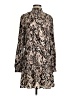 Tart 100% Polyester Animal Print Brown Casual Dress Size S - photo 1