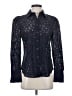 Milly Blue Long Sleeve Blouse Size P (petite) - photo 1