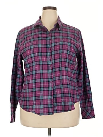 Riders by Lee Long Sleeve Button-Down Shirt (view 1)
