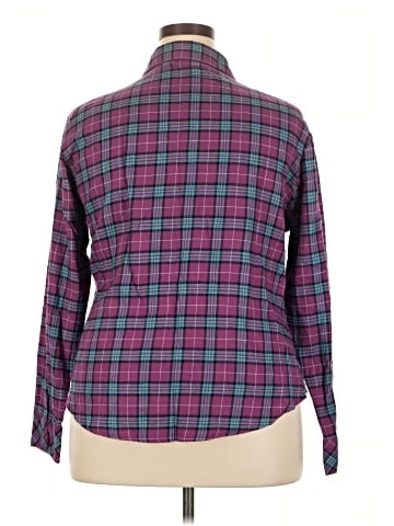 Riders by Lee Long Sleeve Button-Down Shirt (view 2)
