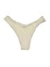 Assorted Brands Solid Ivory Swimsuit Bottoms Size M - photo 1