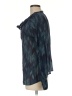 Cloth & Stone 100% Rayon Chevron-herringbone Blue Long Sleeve Blouse Size M - photo 5