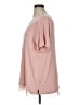Logo Layers Pink Short Sleeve Top Size XL - photo 5