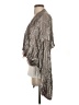 Free People 100% Viscose Metallic Silver Jacket Size S - photo 5