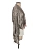 Free People 100% Viscose Metallic Silver Jacket Size S - photo 4