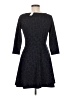 Gap Animal Print Black Cocktail Dress Size 6 Petite - photo 2