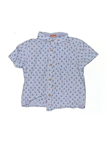 Zara Baby Short Sleeve Button-Down Shirt (view 1)