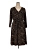 Chico's Paisley Brown Casual Dress Size XL (3) - photo 1