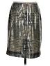 Tory Burch 100% Polyester Tweed Silver Formal Skirt Size 4 - photo 2