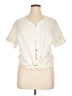Anne Klein Ivory Short Sleeve Blouse Size XL (estimated) - photo 1