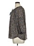 MASON & BELLE 100% Polyester Silver 3/4 Sleeve Blouse Size 1X - photo 5