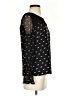rsvp by TALBOTS Black Long Sleeve Blouse Size S - photo 4