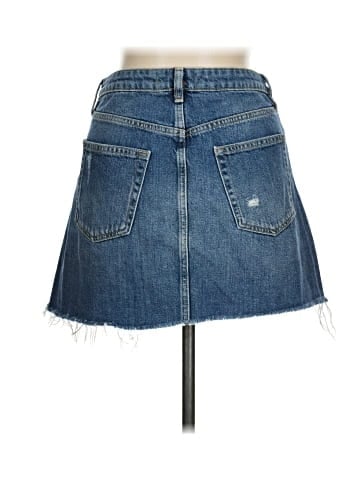 We the Free Denim Skirt (view 2)